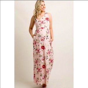 Pinkblush Maternity Maxi dress- medium